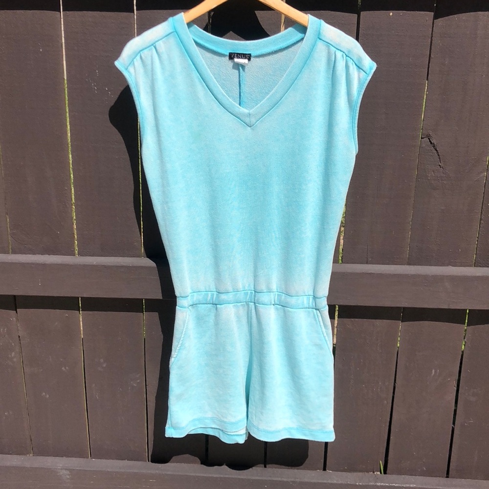 Women Medium Aqua Romper